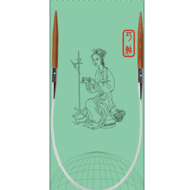 ChiaGoo Premium Bamboo Circular rundpinne 4 mm. 40 cm. (US 6)