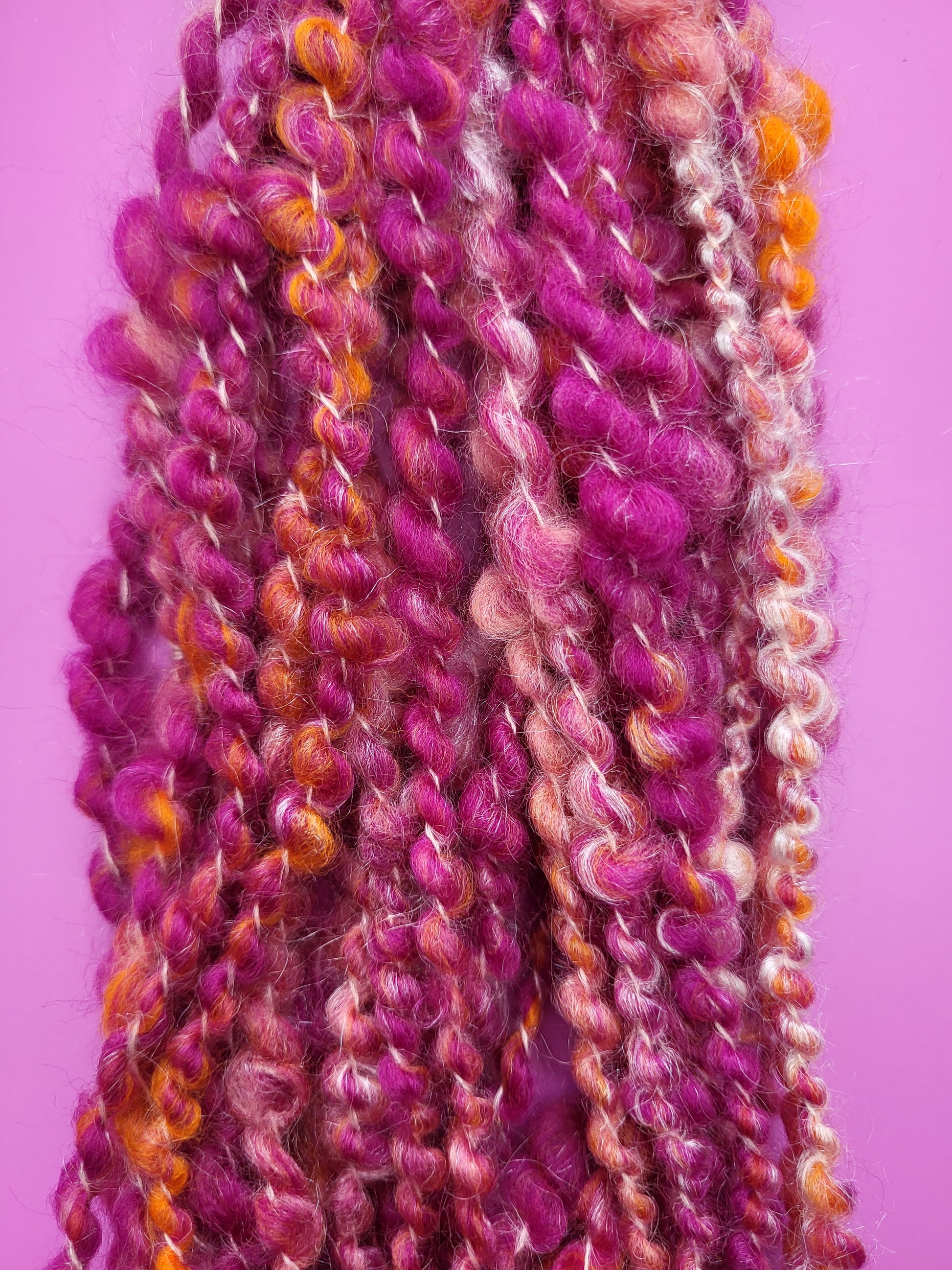 Håndspunnet effektgarn