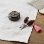 Broderikit linklut, saks og nål