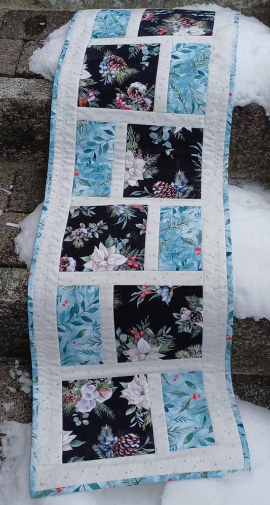 Juleløper i blåtoner