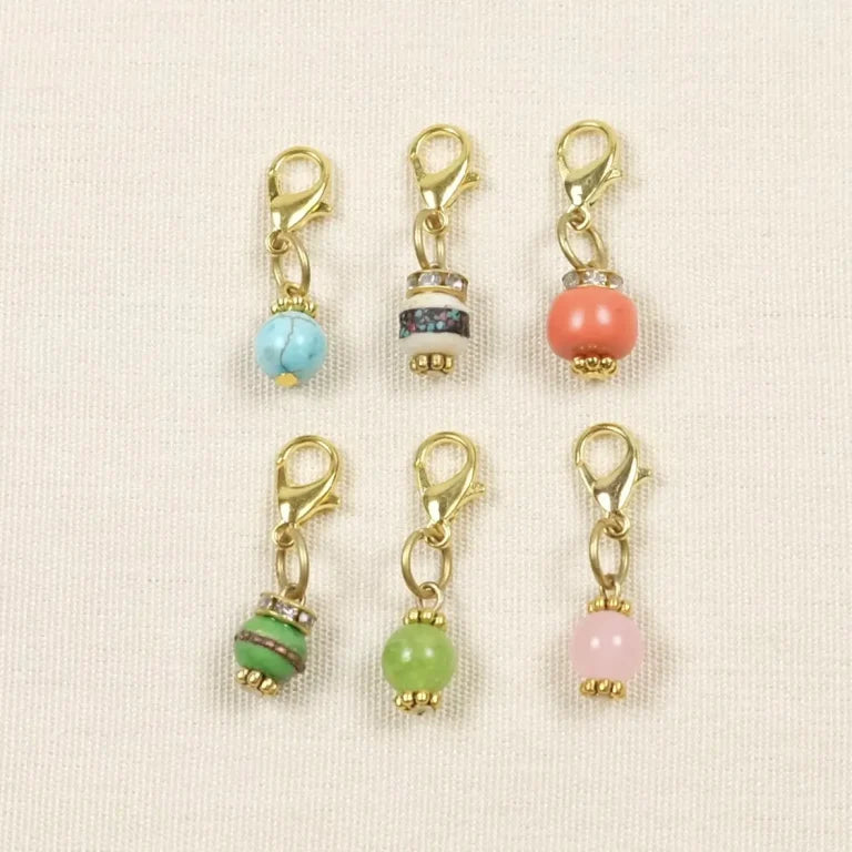 Markør med smykkestein-Malakitt