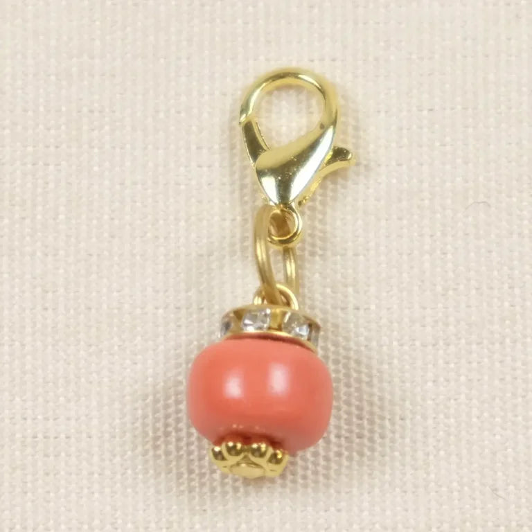 Strikkemarkør ekte stein